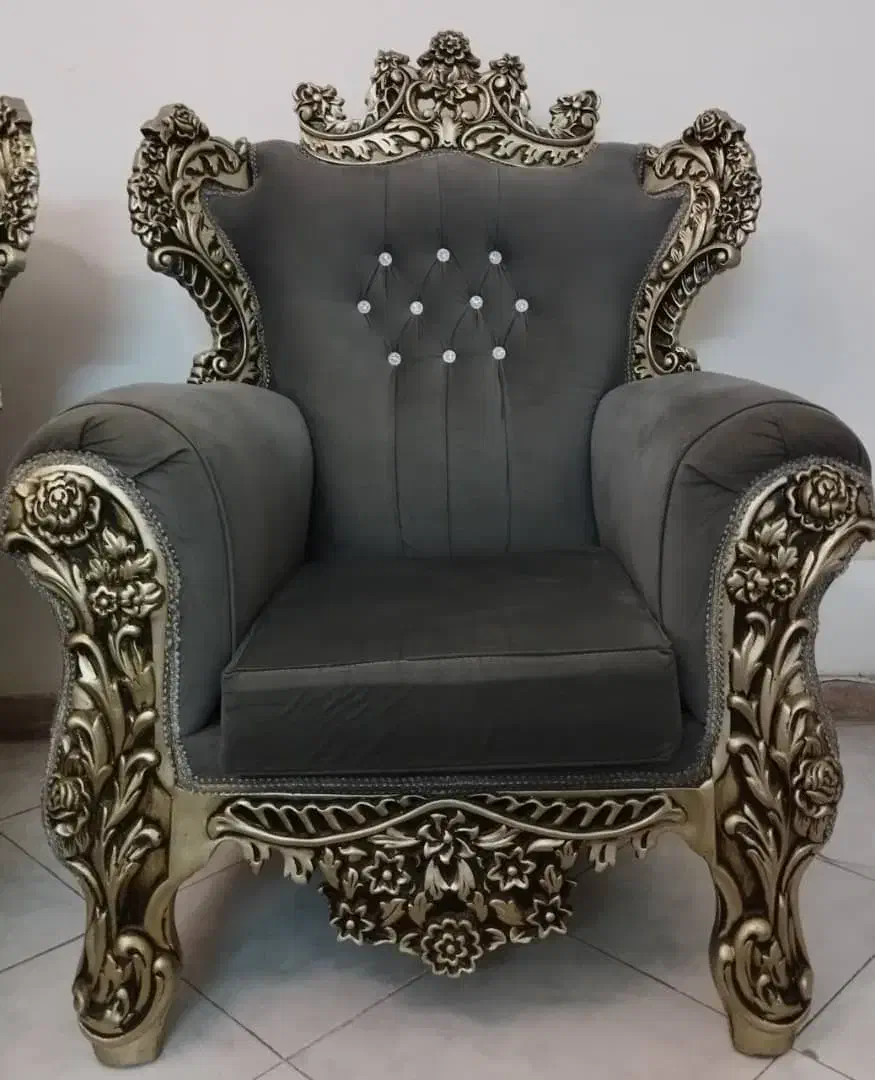 مبل استیل یا سلطنتی ۷نفره|مبلمان خانگی و میز عسلی|تنکابن, |دیوار