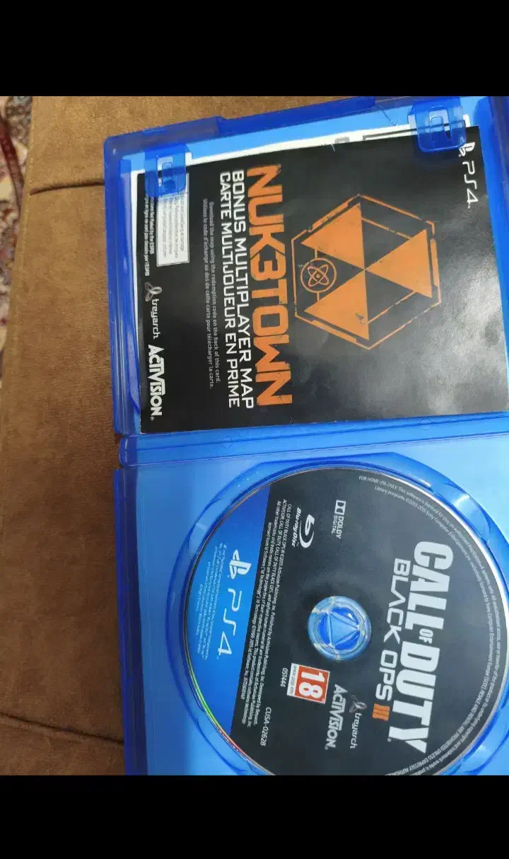 دیسک بازی کالاف دیوتی بلک آپس ۳ ps4|کنسول، بازی ویدئویی و آنلاین|قم, زنبیل آباد|دیوار