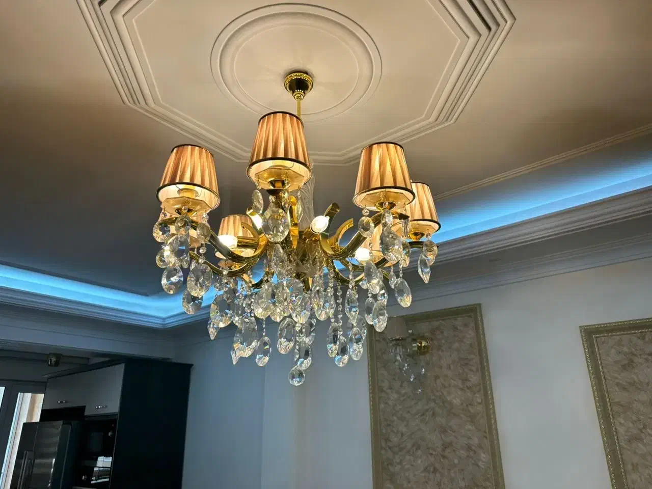 لوستر|لوستر و چراغ آویز|تهران, دهقان|دیوار