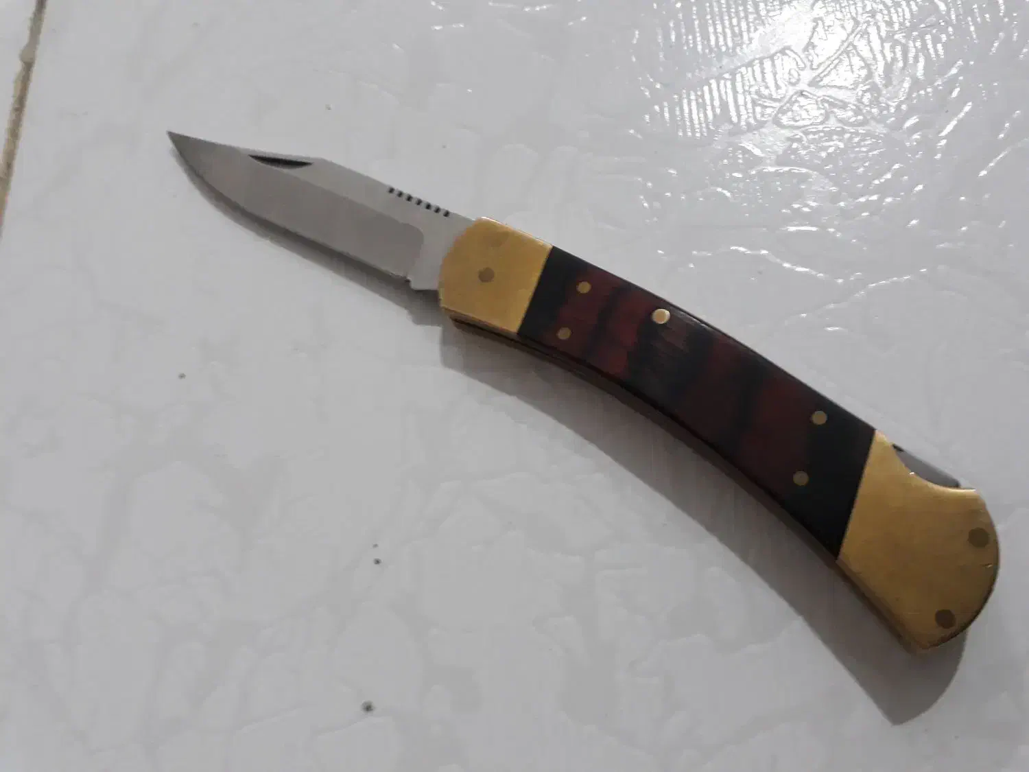 چاقو ضامن دار فوقلاده قدیمی|کوهنوردی و کمپینگ|کرج, عظیمیه|دیوار