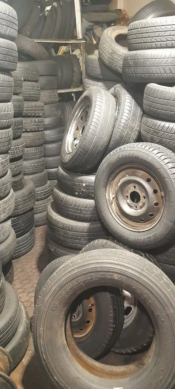 لاستیک درآر لاستیک استوک بالانس جک سوسماری پمپ باد|قطعات یدکی و لوازم جانبی|بوئین زهرا, |دیوار