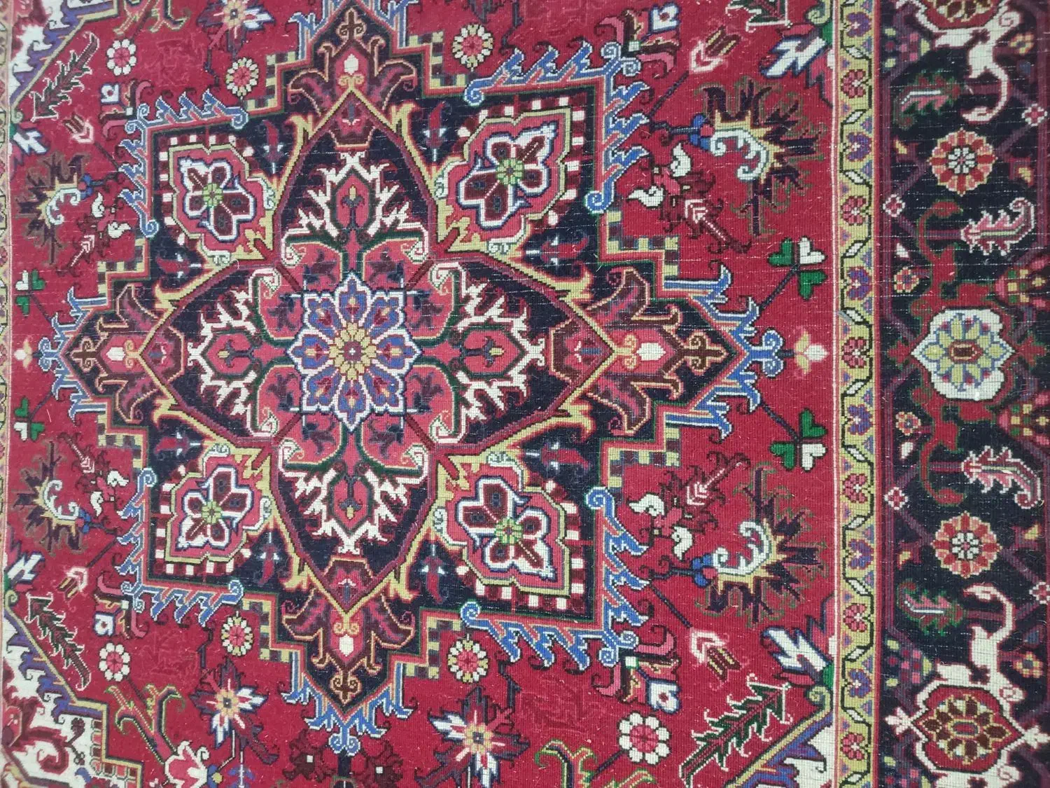 یک جفت فرش هریس اصل|فرش|خواجه, |دیوار