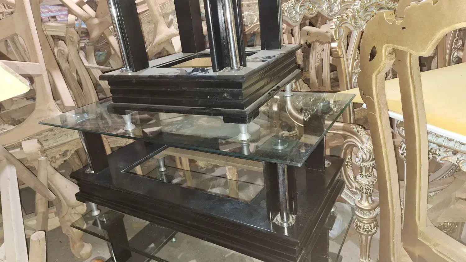 میز شیشه ای|مبلمان خانگی و میز عسلی|خوی, |دیوار