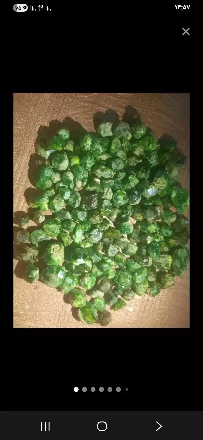 گارنت دمانتویید درجه یک جواهری|جواهرات|قدس, شهر‌قدس|دیوار