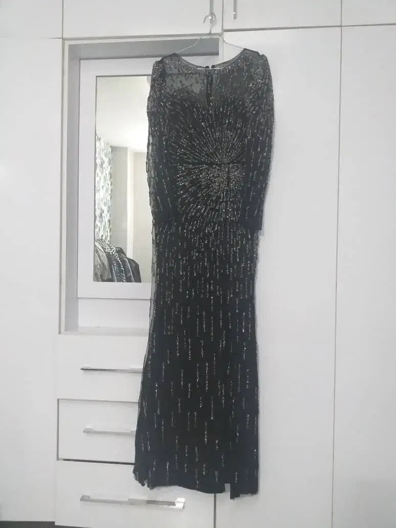 لباس مجلسی سنگ دوزی ترک سایز ۴۴|لباس|کرج, عظیمیه|دیوار