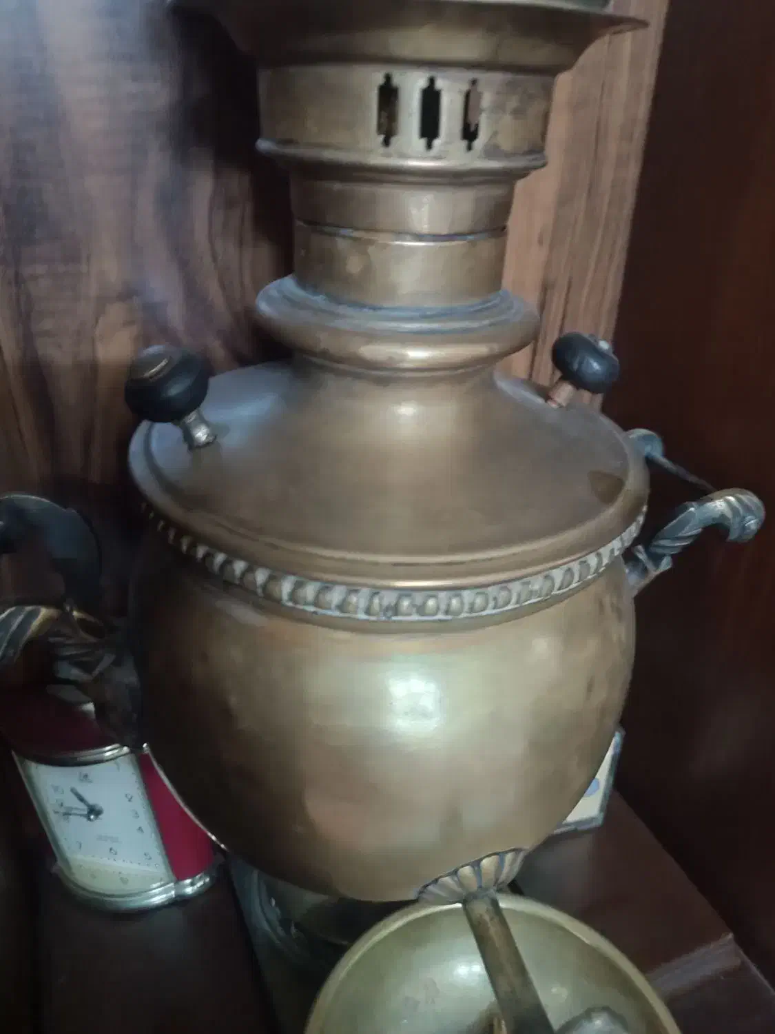 سماور زغالی عتیقه روسی شناسنامه دار|کلکسیون اشیاء عتیقه|ملارد, |دیوار