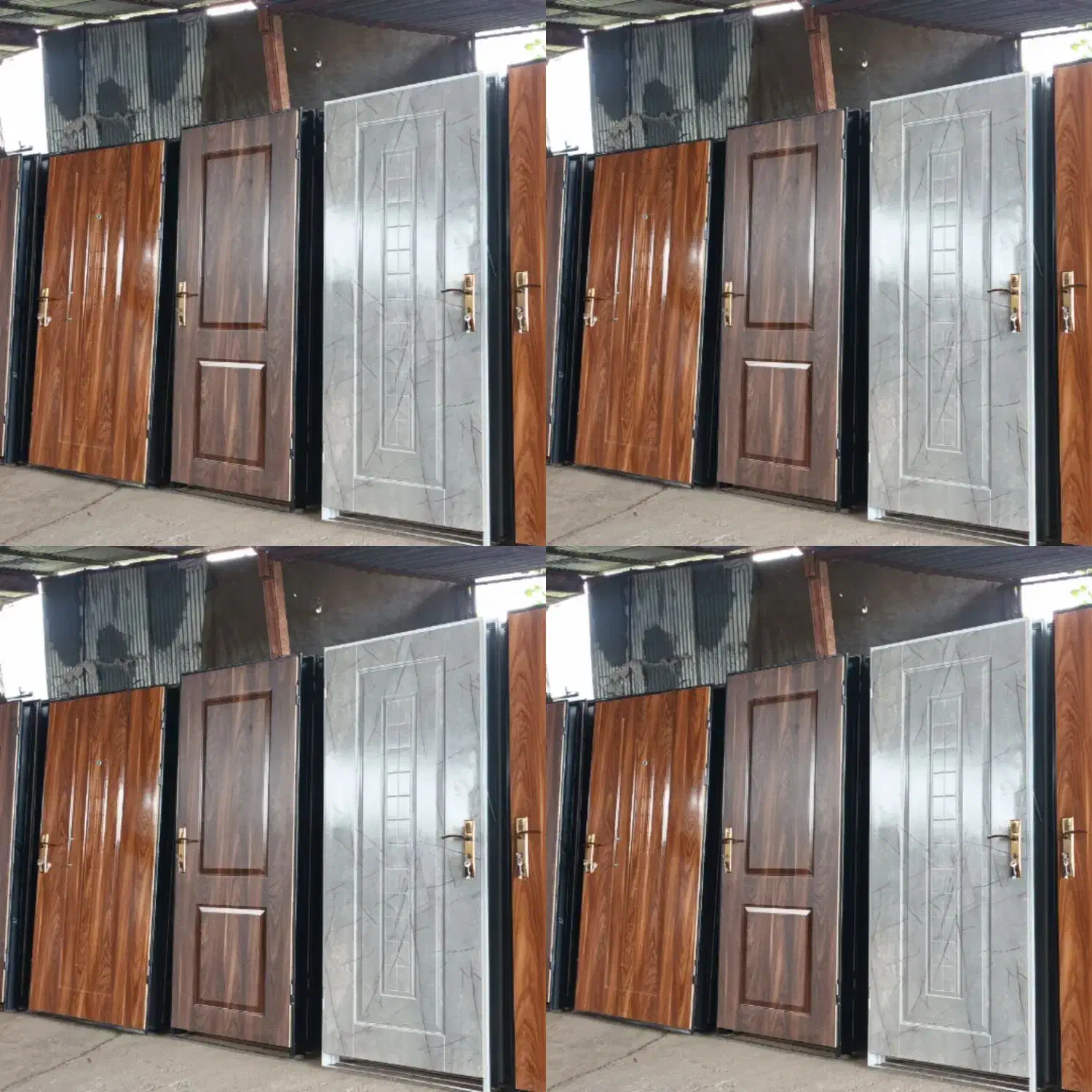 درب های چوبی اتاق خواب ورودی حال پذیرایی سرویس|مصالح و تجهیزات ساختمان|علیآباد کتول, |دیوار