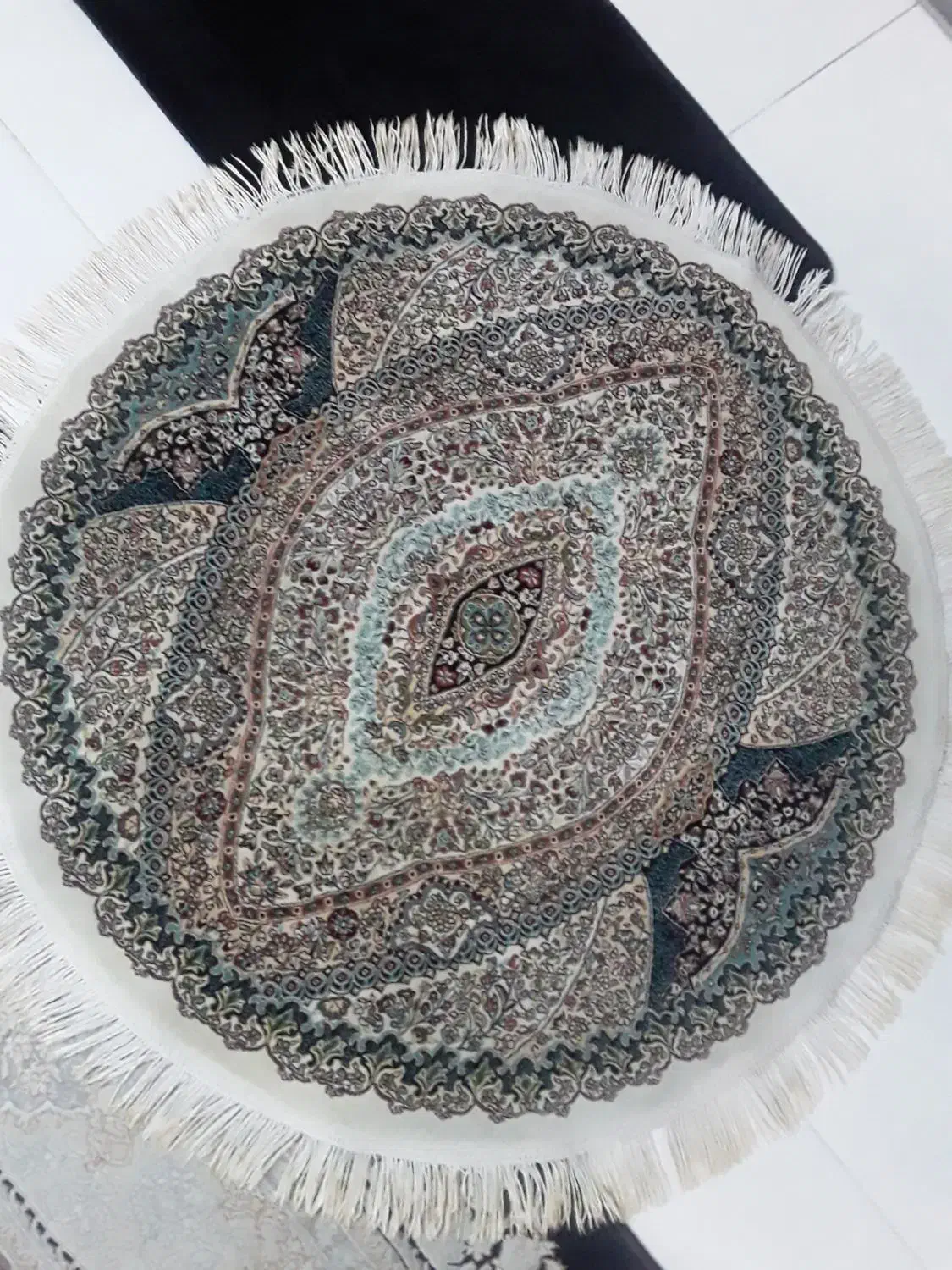 قالیچه گرد۷۰۰شانه|فرش|تهران, فلاح|دیوار