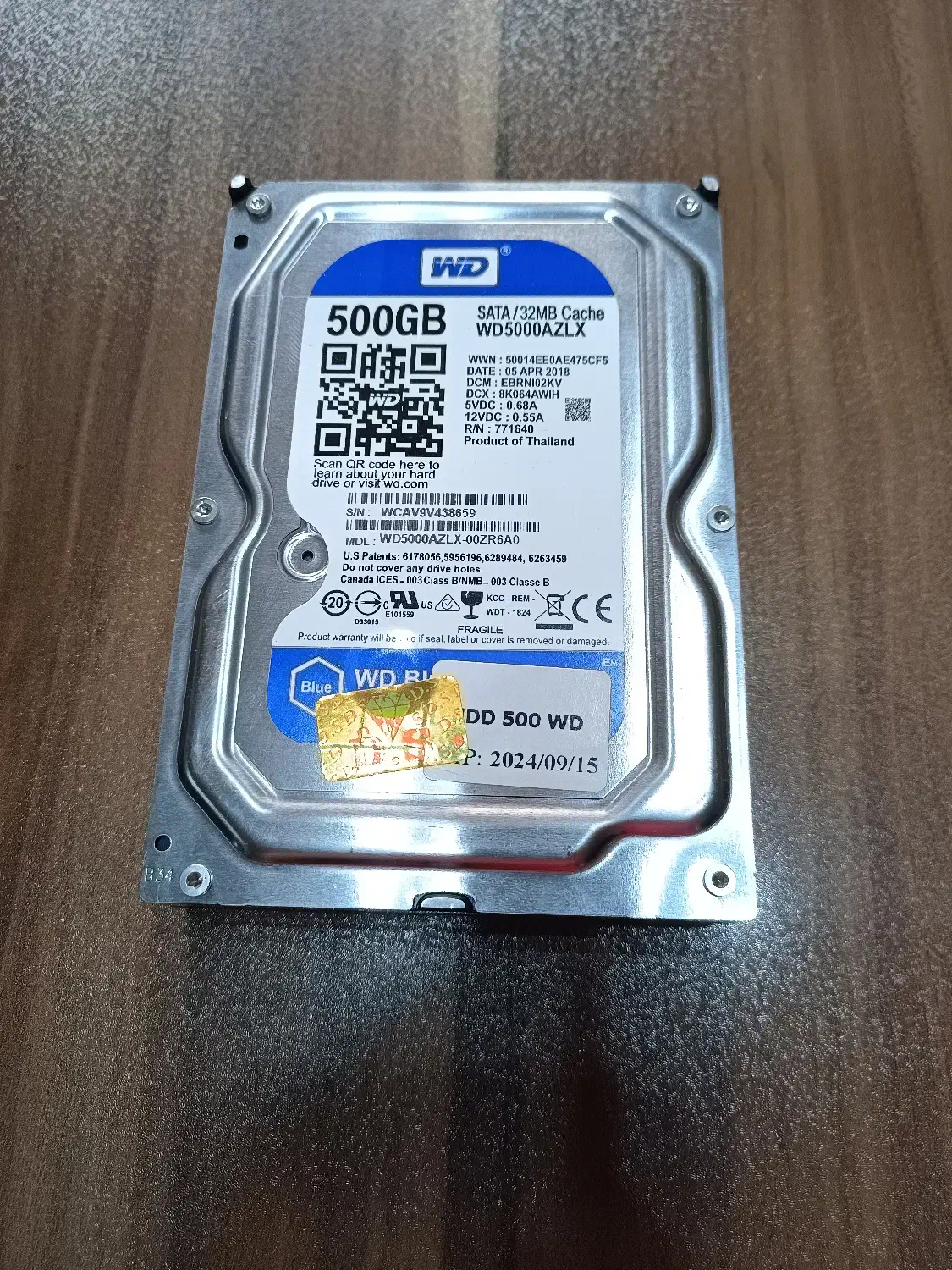Western Digital 500gb Blue 5400|قطعات و لوازم جانبی رایانه|بجنورد, |دیوار