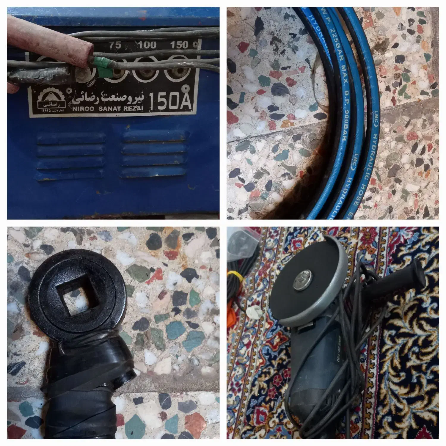 موتورجوش سنگ جت  آچار شیلنگ بادکلید چاقویی  پمپ آب|ابزارآلات|اهواز, کوی باهنر|دیوار