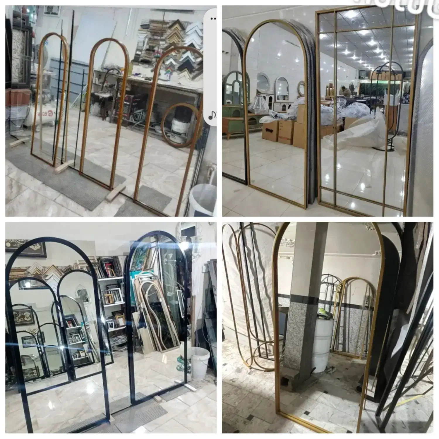آینه های آرایشگاهی|آرایشگاه و سالن‌های زیبایی|قم, نیروگاه|دیوار