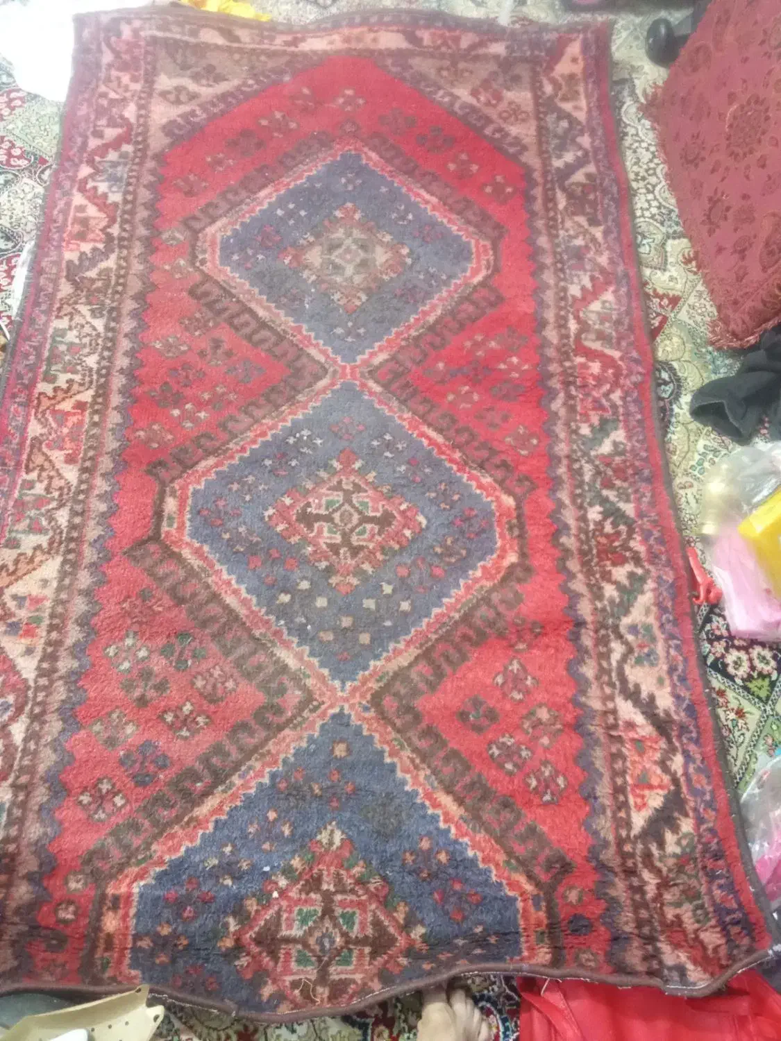 فروش قالیچه قدیمی دست باف|گلیم، جاجیم، گبه|بندر ماهشهر, |دیوار