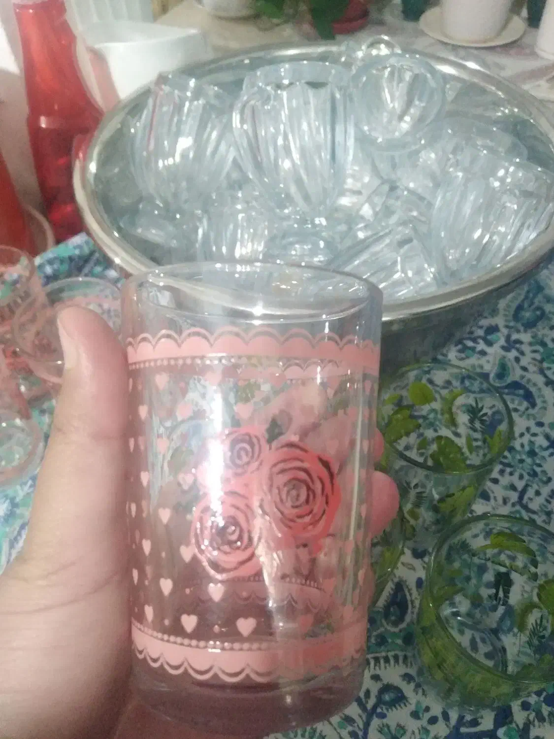 لیوان و 3 عدد پارچ|ظروف سرو و پذیرایی|بیرجند, |دیوار