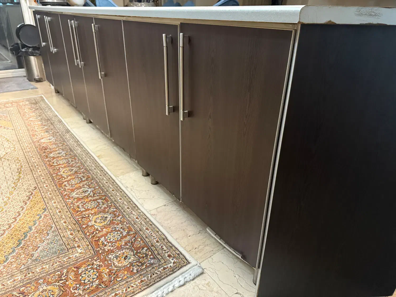 کابینت دست دوم بدنه فلز با هود و سینک|آبچکان و نظمدهنده ظروف|تهران, مهرآباد جنوبی|دیوار