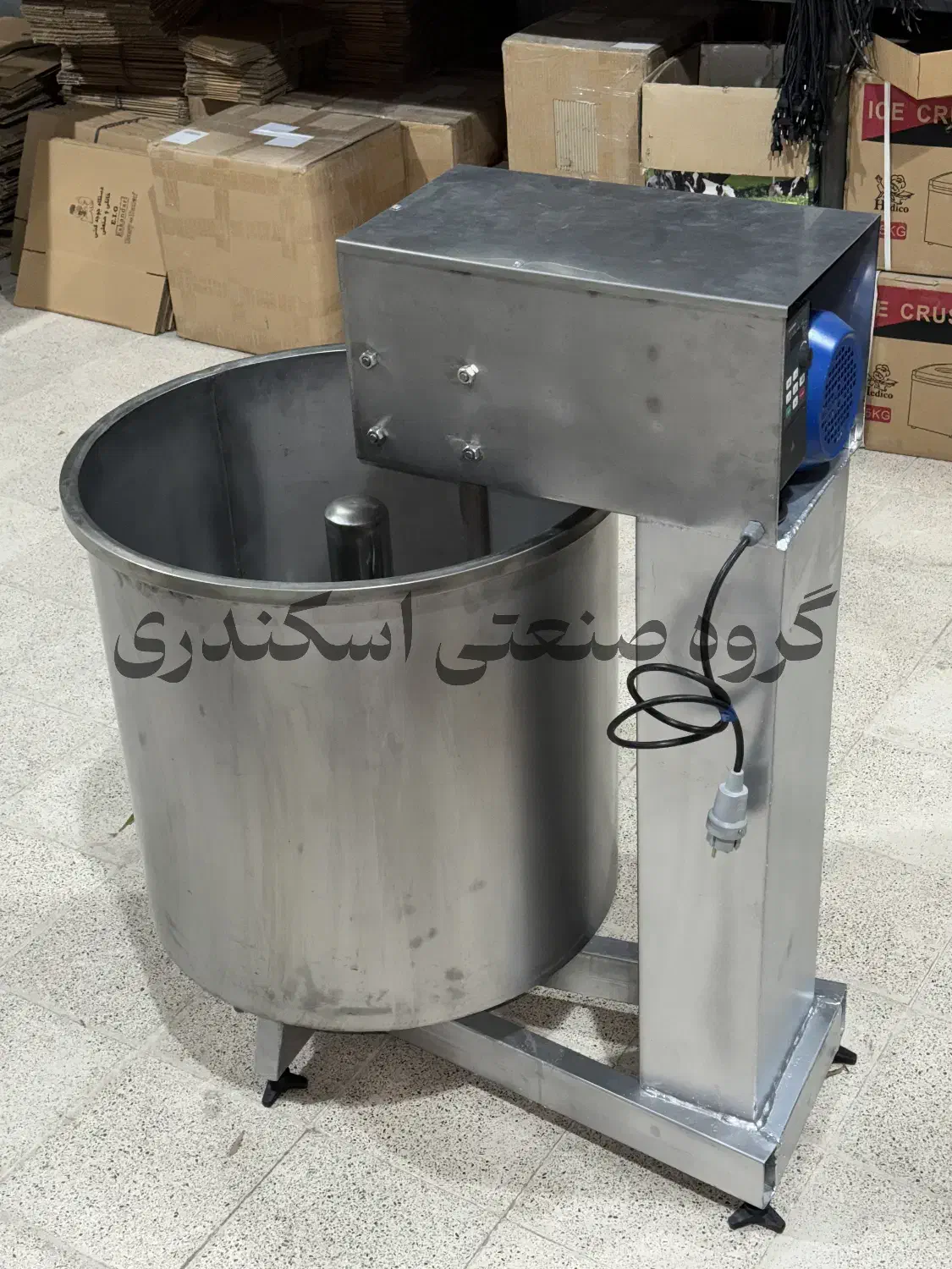 چرن کره گیر ساز کره گیری از خامه صنعتی 200 لیتری|سایر لوازم برقی|تهران, خاوران|دیوار