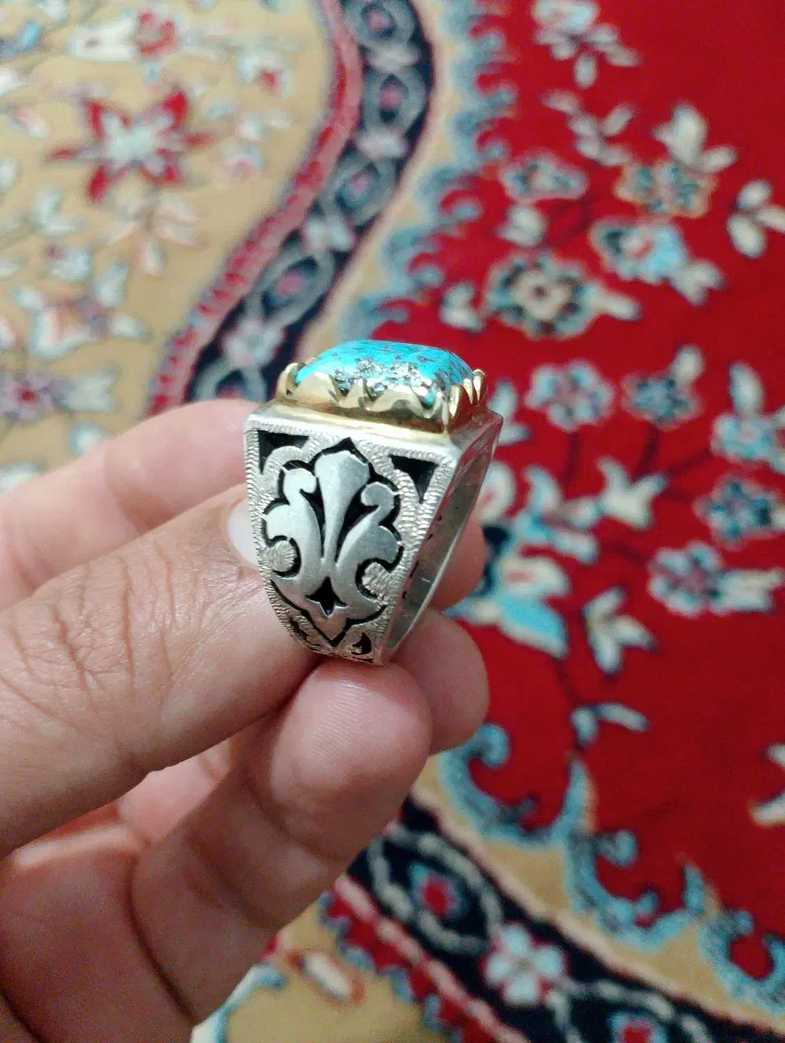 انگشترفیروزه شیک خاص،|جواهرات|زابل, |دیوار