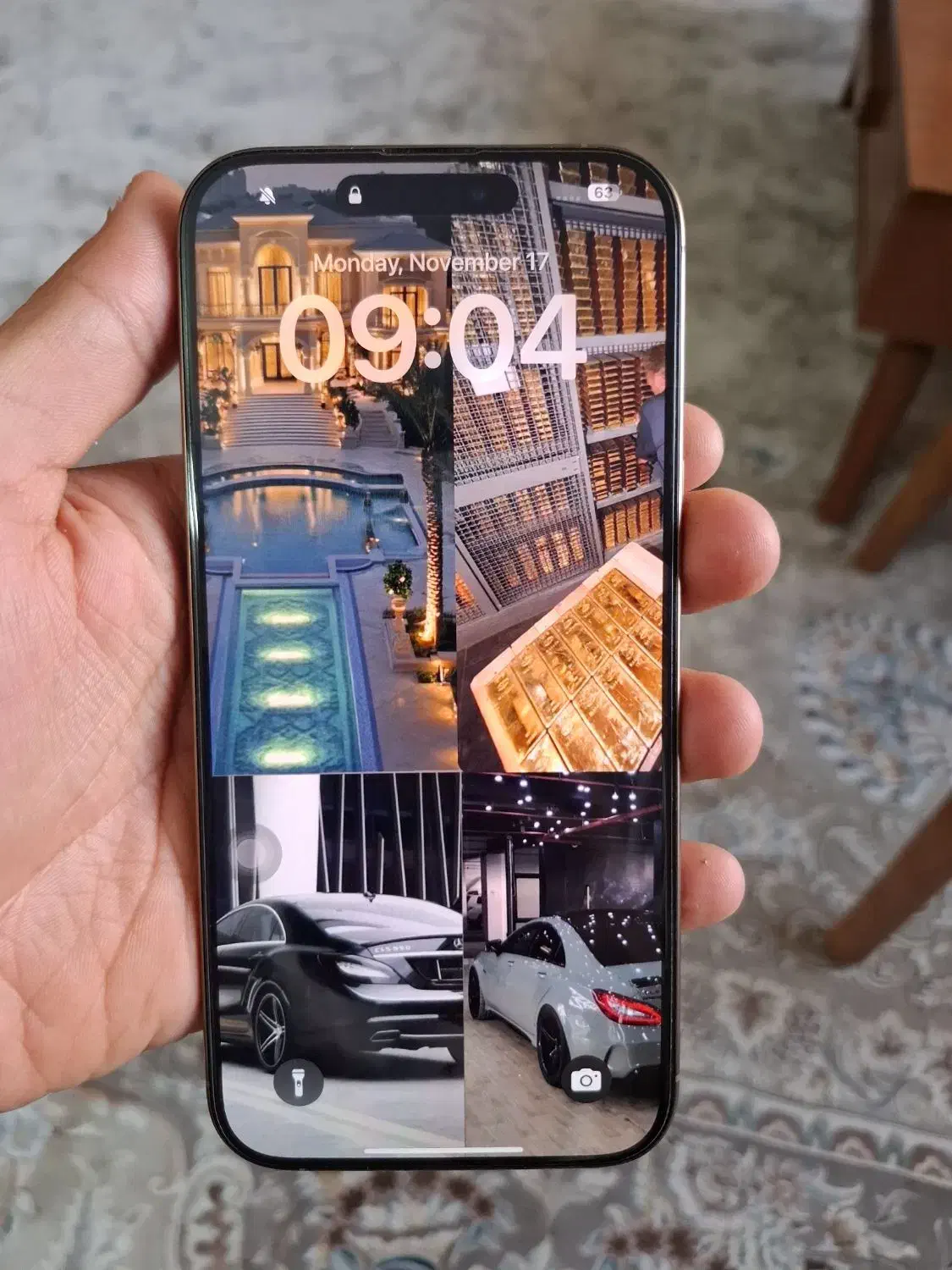 گوشی ۱۶پرو مکس zaa|موبایل|شیراز, عفیف‌آباد|دیوار