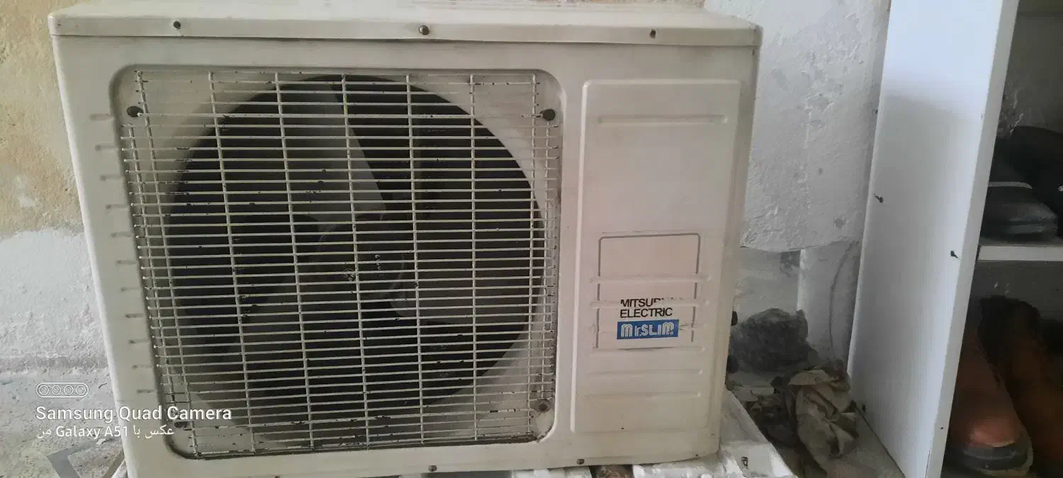 کولر موتور سوخته (فقط موتور)میتسو بیوشی ژاپن|کولر گازی و فنکوئل|رشت, سلیمانداراب|دیوار