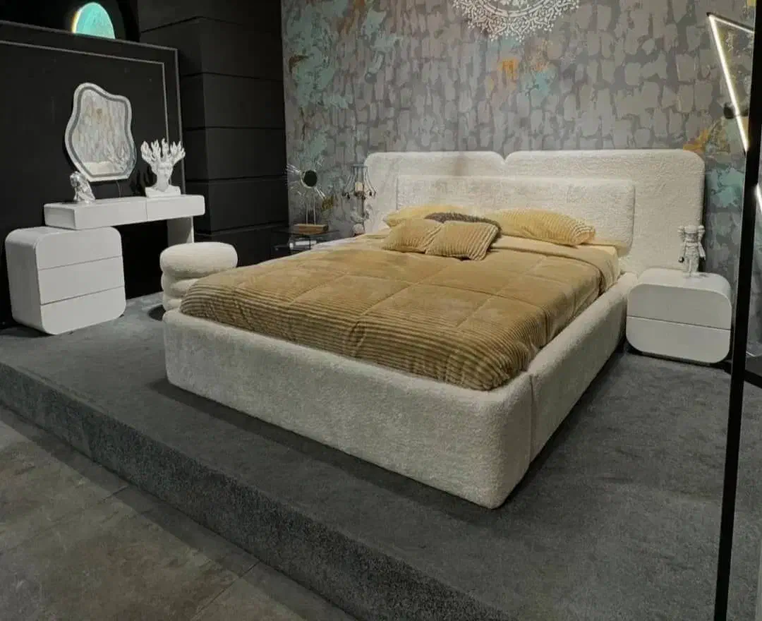 سرویس خواب تمام پارچه ویلاری کد1|تخت و سرویس خواب|همدان, |دیوار