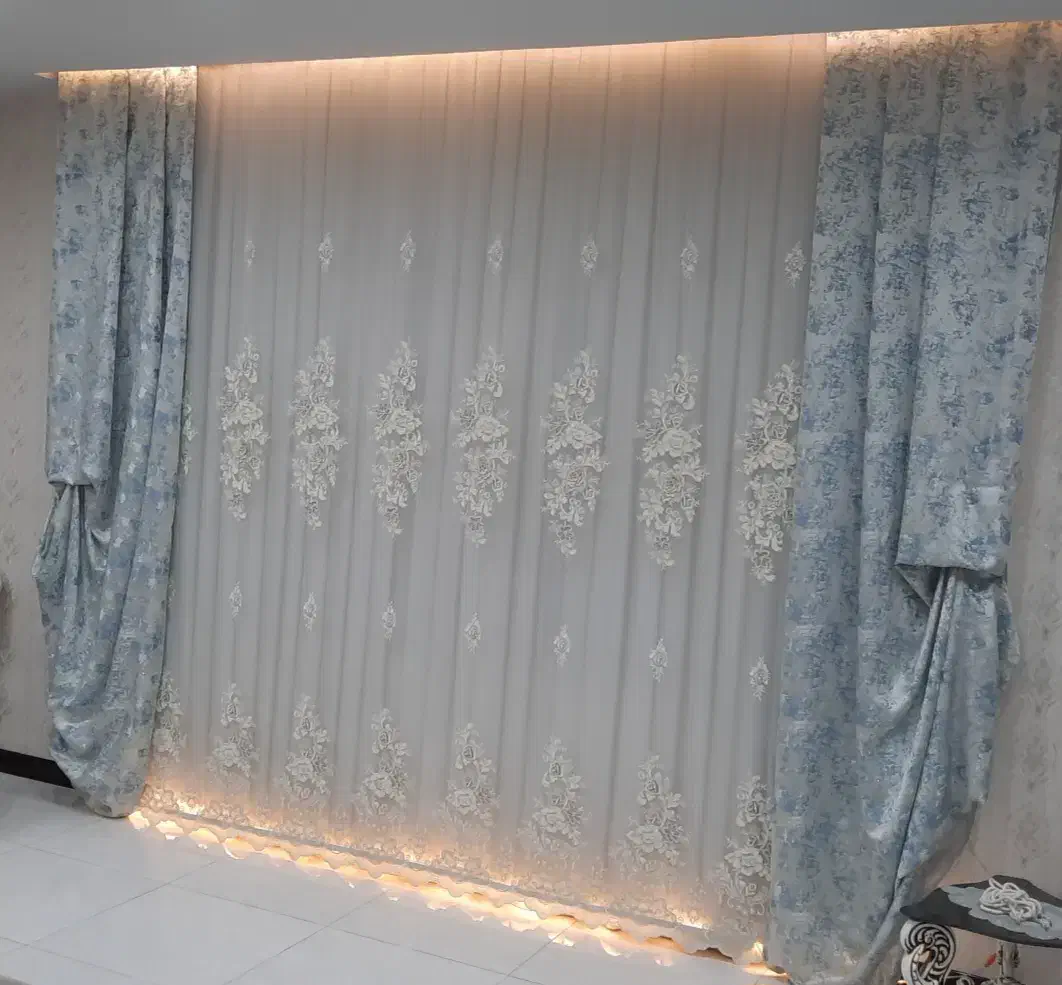 پرده پذیرایی|پرده، رانر، رومیزی|قرچک, شهرک الحدید|دیوار