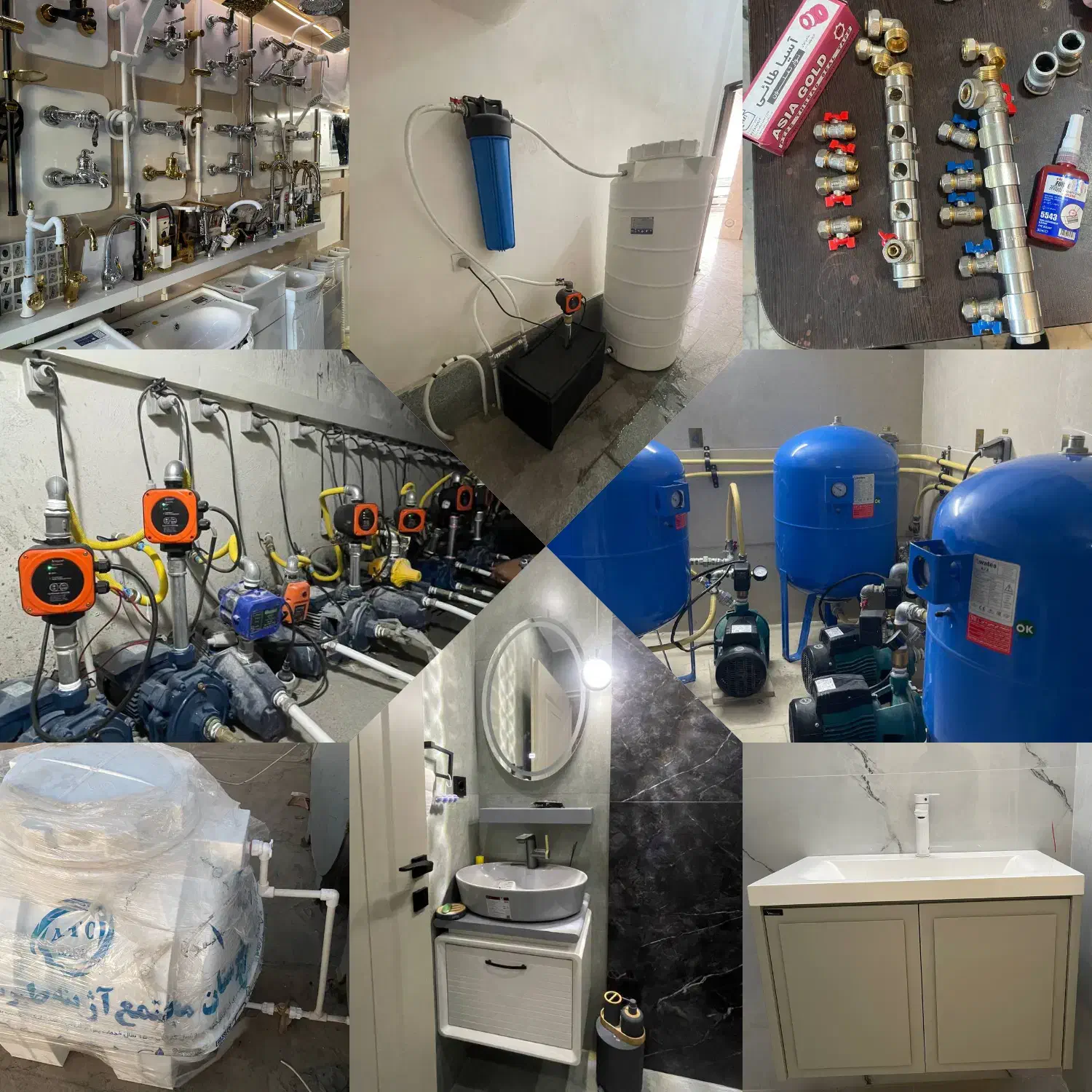 لوله کشی آب وفاظلاب تعمیر وتعویض شیرالات نصب پمپ|خدمات پیشه و مهارت|مشهد, آزادشهر|دیوار