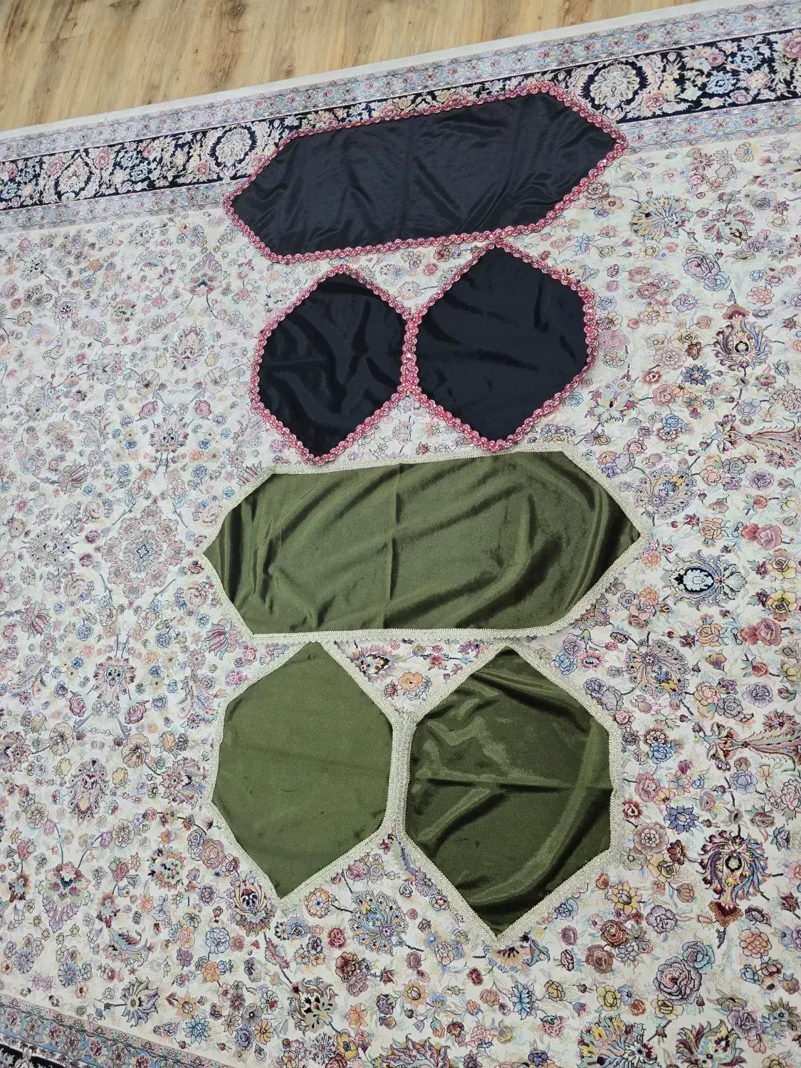 رومیزی مخمل|پرده، رانر، رومیزی|بیرجند, |دیوار