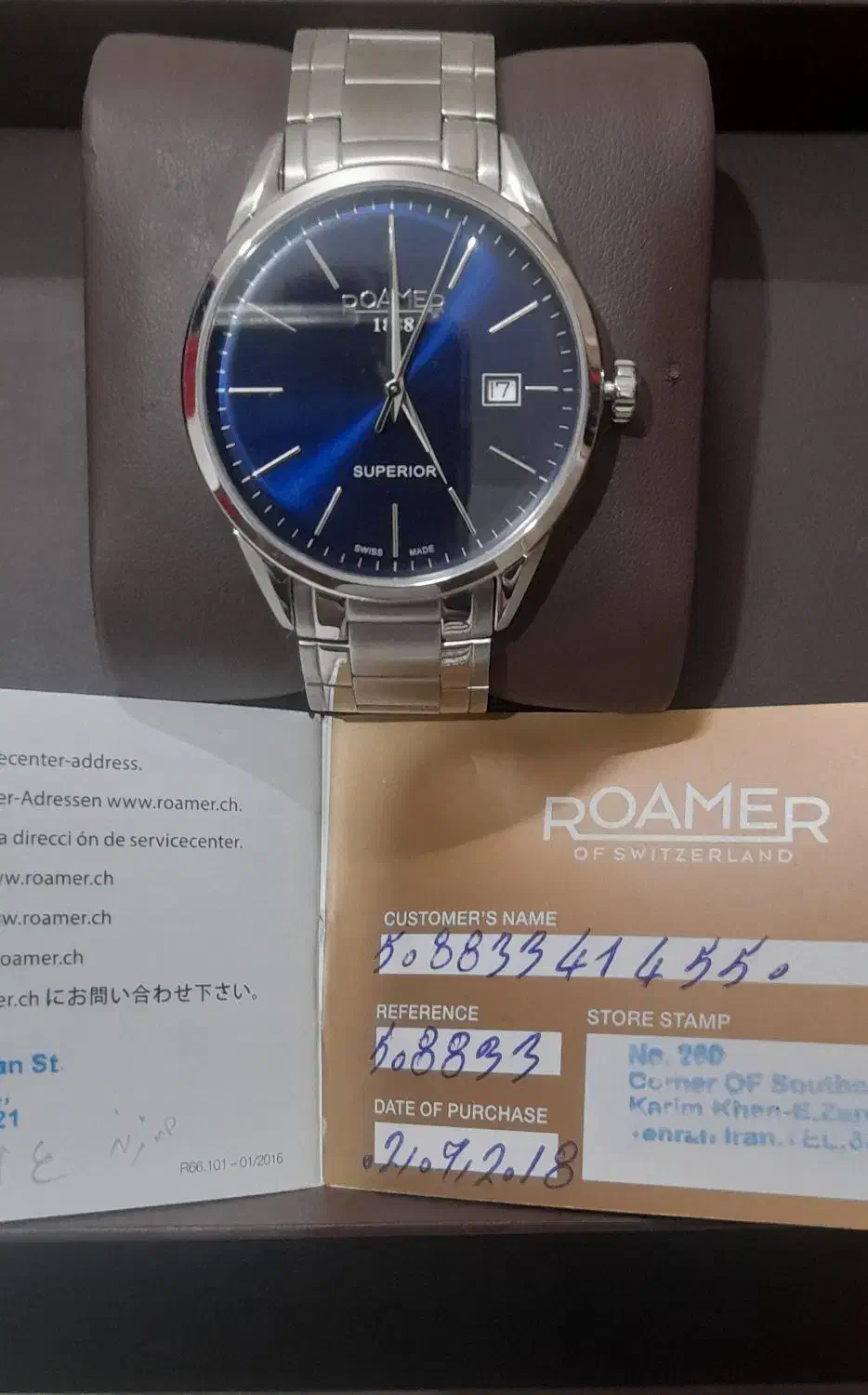 ساعت مچی مردانه برند سویسی ROAMER|ساعت|تهران, هروی|دیوار