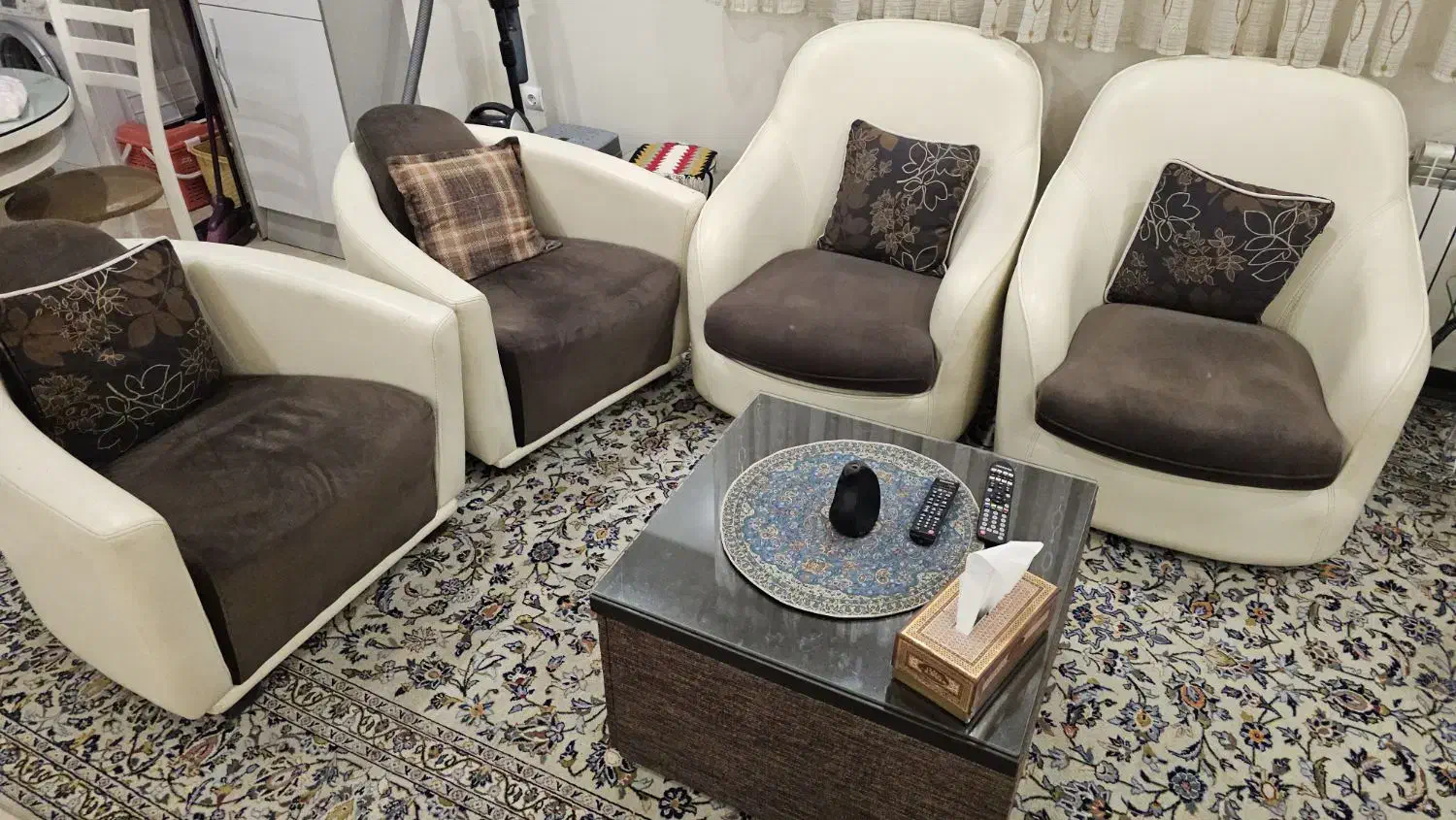 مبل هفت نفره کار کرده|مبلمان خانگی و میز عسلی|تهران, توحید|دیوار