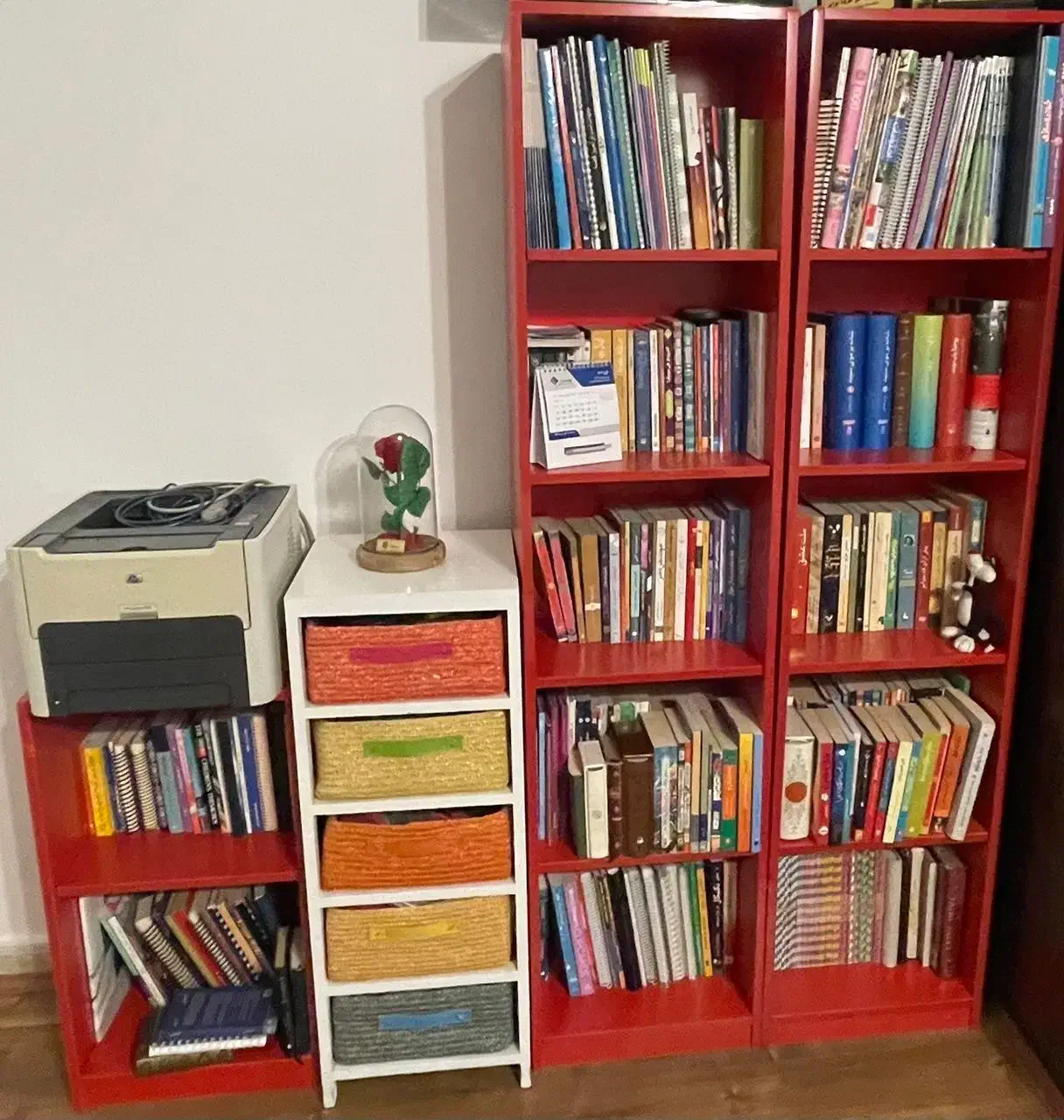 کتابخانه|کتابخانه، شلف، قفسه‌های دیواری|تهران, کامرانیه|دیوار