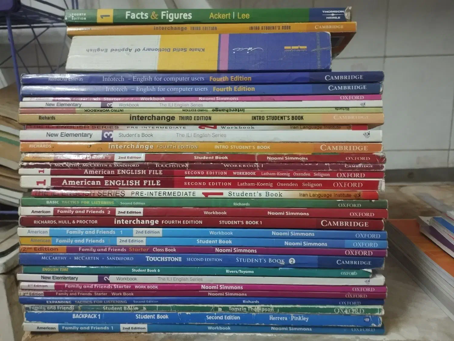 کتاب زبان|کتاب و مجله آموزشی|قم, حمام تالار|دیوار