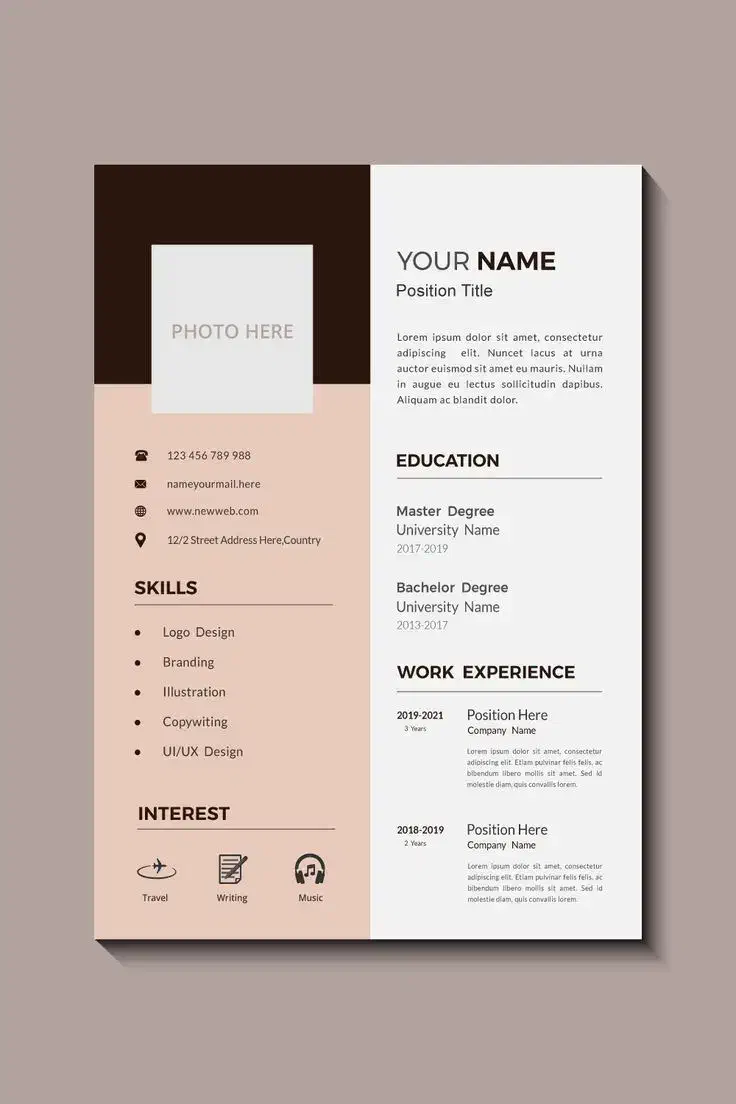 طراحی رزومه حرفه ای|خدمات رایانهای و موبایل|اراک, |دیوار