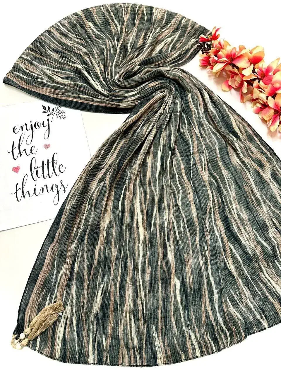 انواع شال فصلی گرم پلیسه منگوله دار (روسری چارقد)|لباس|قم, شاه ابراهیم|دیوار