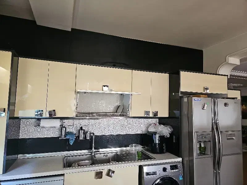 کابینت  چوب  اروپایی(آلمانی)|آب‌چکان و نظم‌دهنده ظروف|رباط‌کریم, رباط‌کریم|دیوار