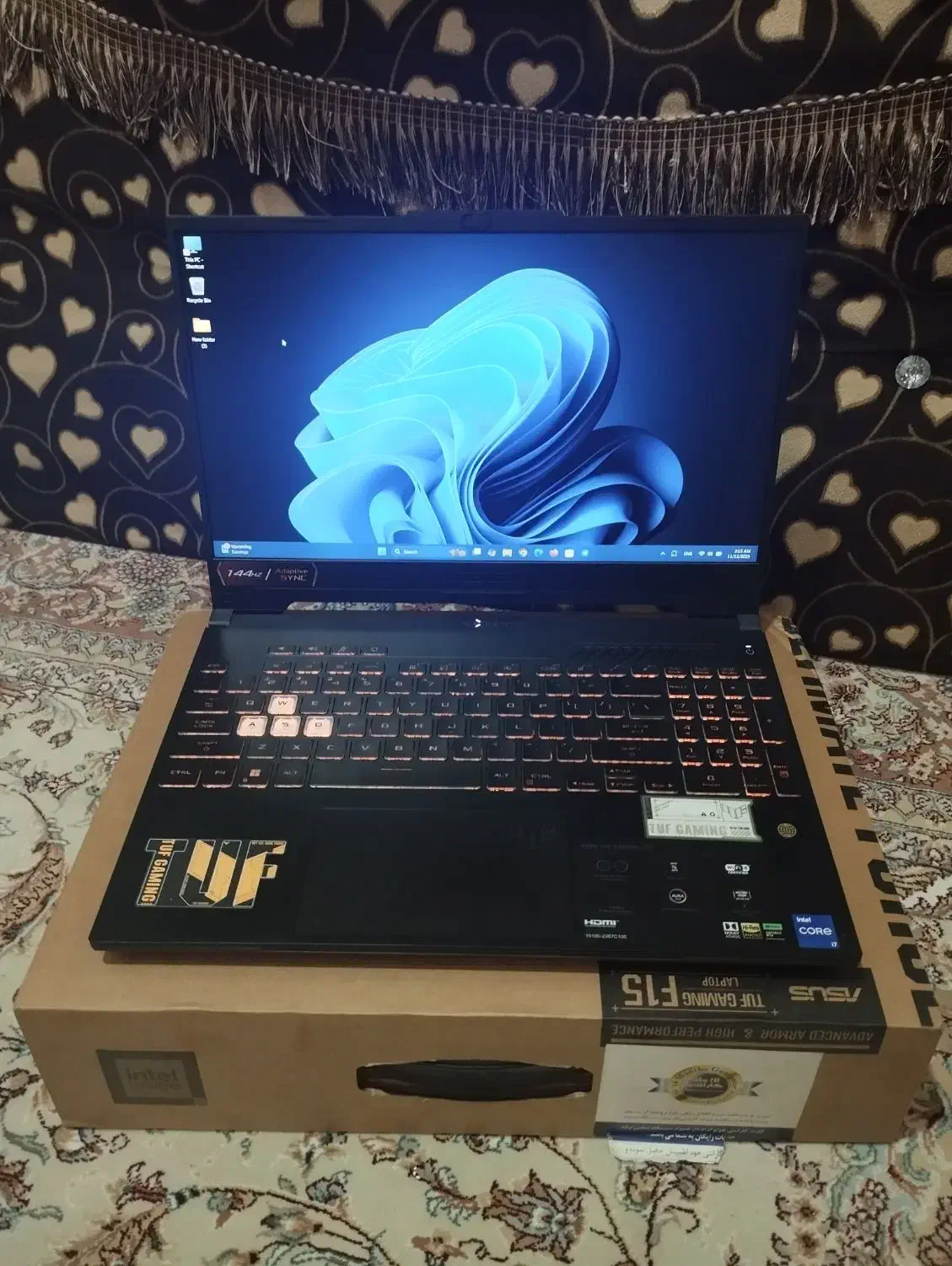 یک عدد لپتاپ tuf gaming.|رایانه همراه|کهریزک, |دیوار