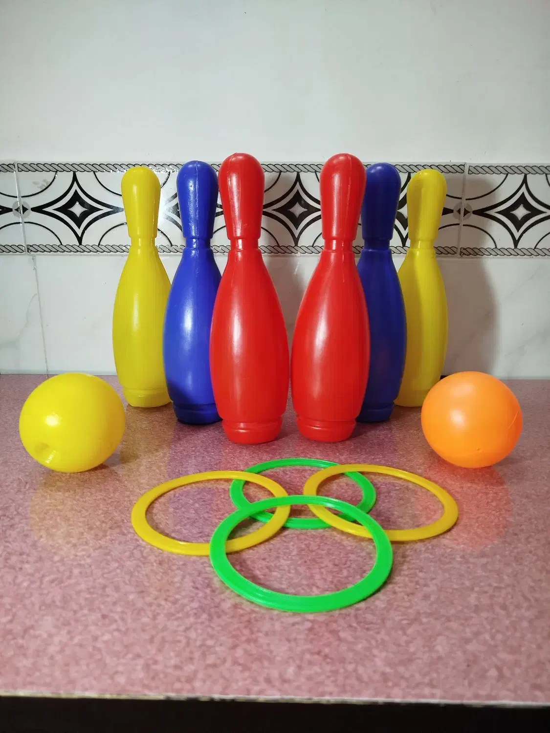 بولینگ پلاستیکی|اسباببازی بچه|بروجرد, |دیوار