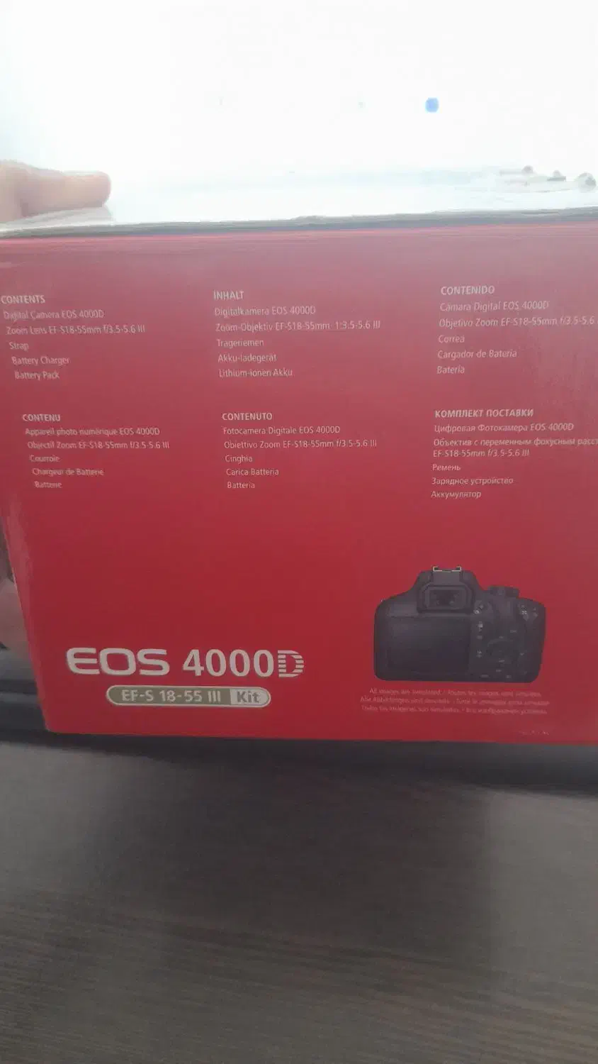 دوربین عکاسی کانن ۴۰۰۰d|دوربین عکاسی و فیلم‌برداری|آق قلا, |دیوار