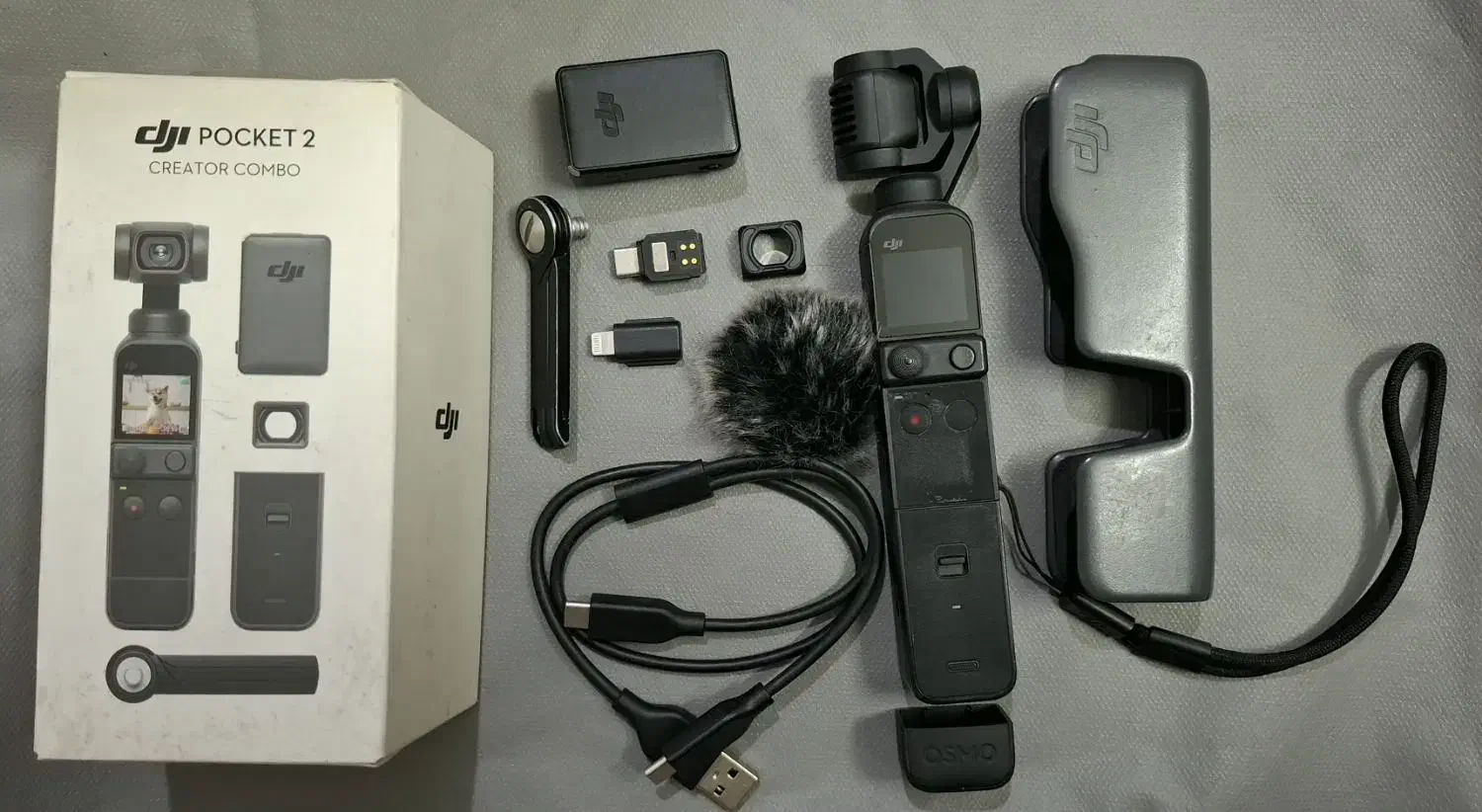 دوربین فیلم‌برداری (4k) DJI Osmo Pocket 2 Combo|دوربین عکاسی و فیلم‌برداری|شیراز, بریجستون|دیوار