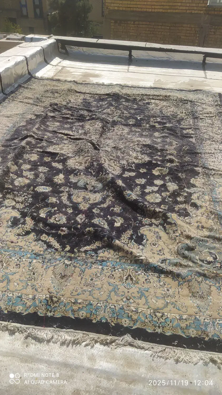 فروش فرش دست دوم 12متری|فرش|شیراز, شیشهگری|دیوار