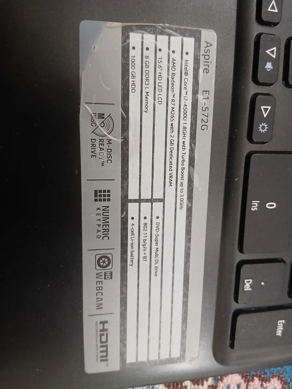 لپ تاپ ایسر|رایانه همراه|الشتر, |دیوار