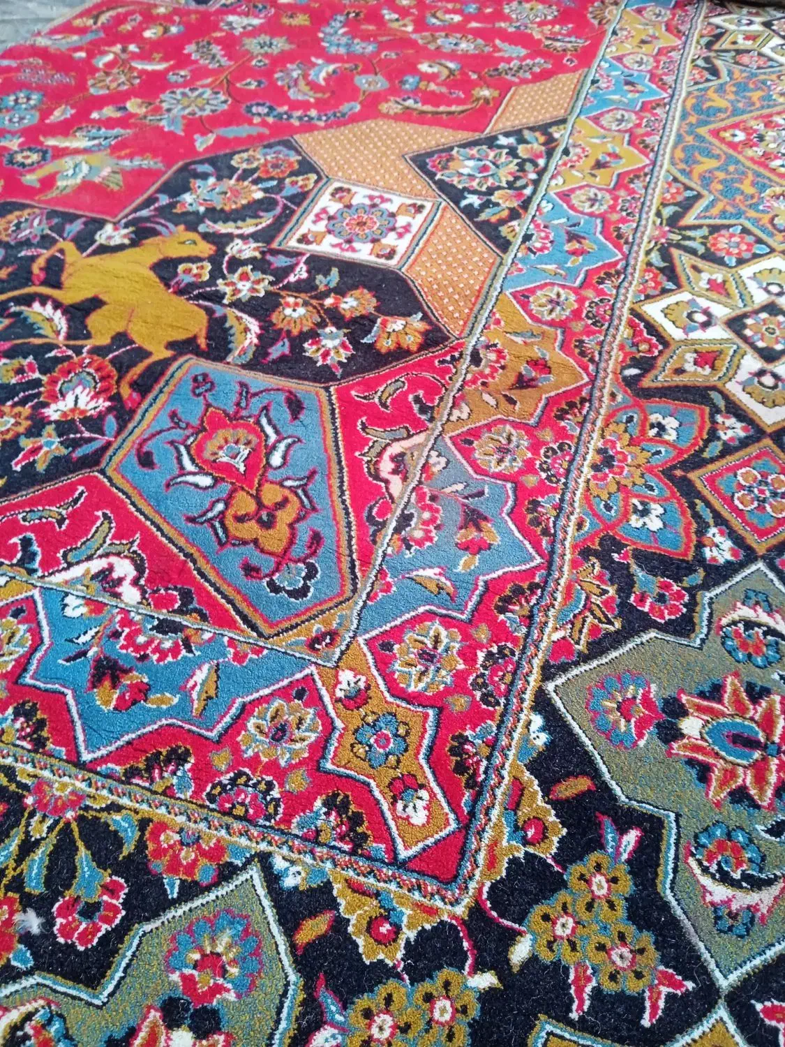 فرش|فرش|گچی, |دیوار