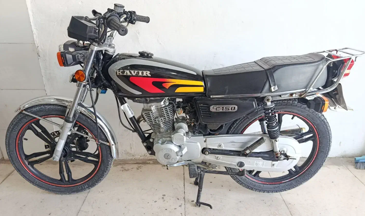 فروش موتورسیکلت۱۵۰ کویر مدل ۴۰۲ استارتی رینگ اسپرت|موتورسیکلت|چاه ورز, |دیوار