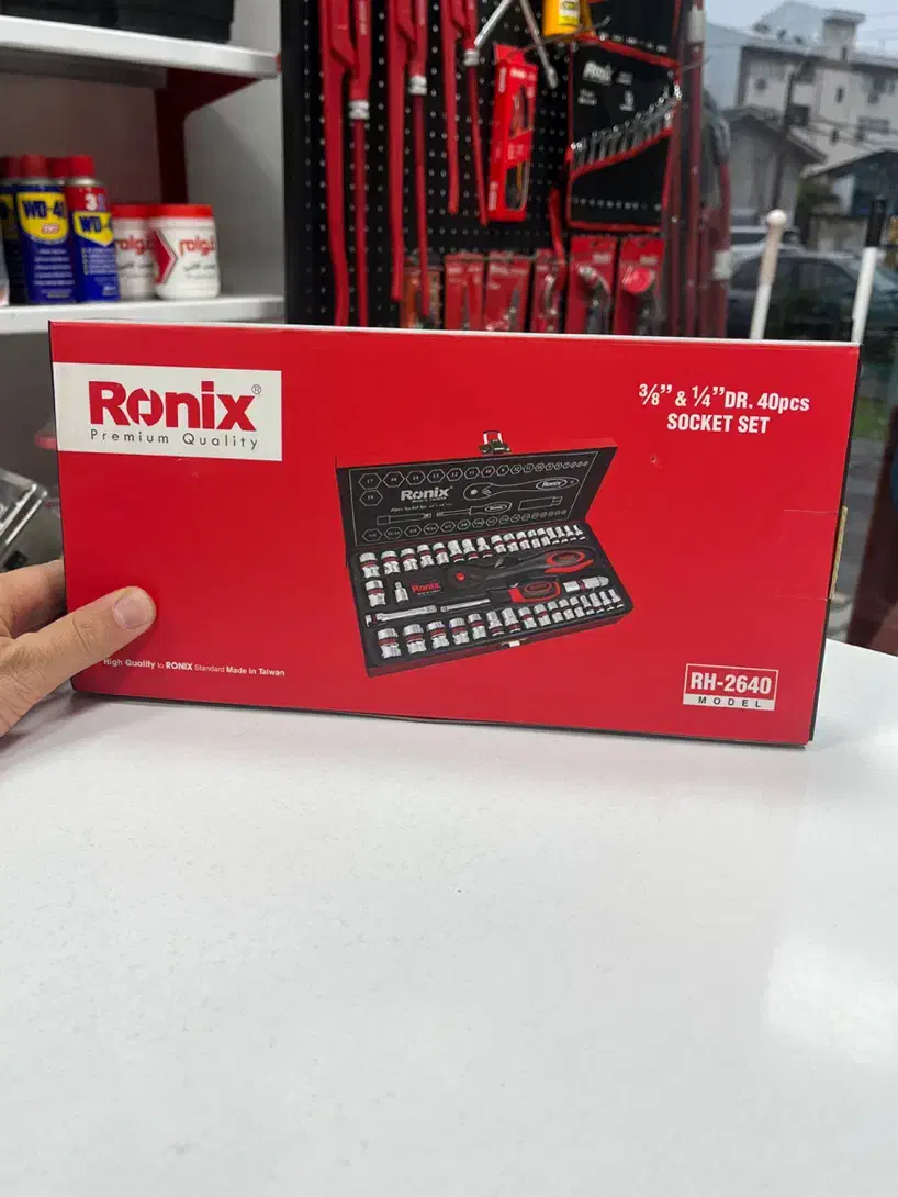 جعبه بکس ۴۰ پارچه سوپر لوکس ابزار مکانیکی|ابزارآلات|رشت, گیل|دیوار