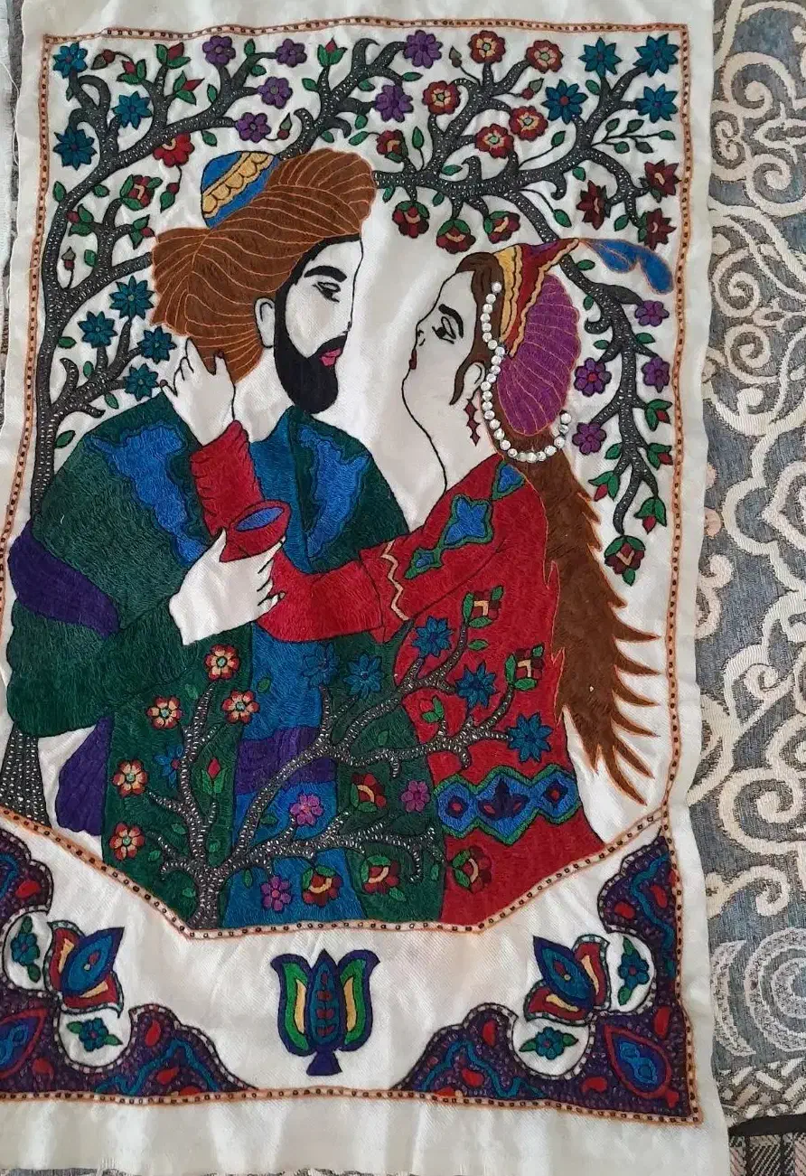 رو میزی پته و رو اپنی لیلی مجنون|پرده، رانر، رومیزی|رفسنجان, |دیوار