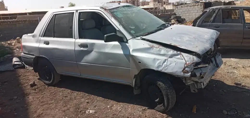 ماشین تصادفی پراید مدل ۹۷|خودرو سواری و وانت|شیراز, دروازه قران|دیوار