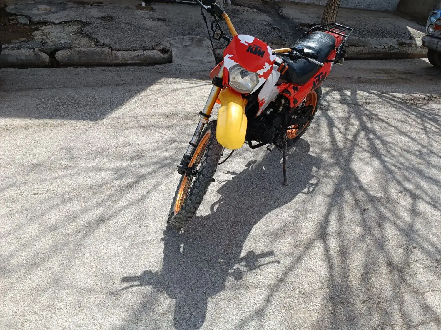 موتور تریل 250 پلاک ملی مدل90|موتورسیکلت|گل تپه, |دیوار