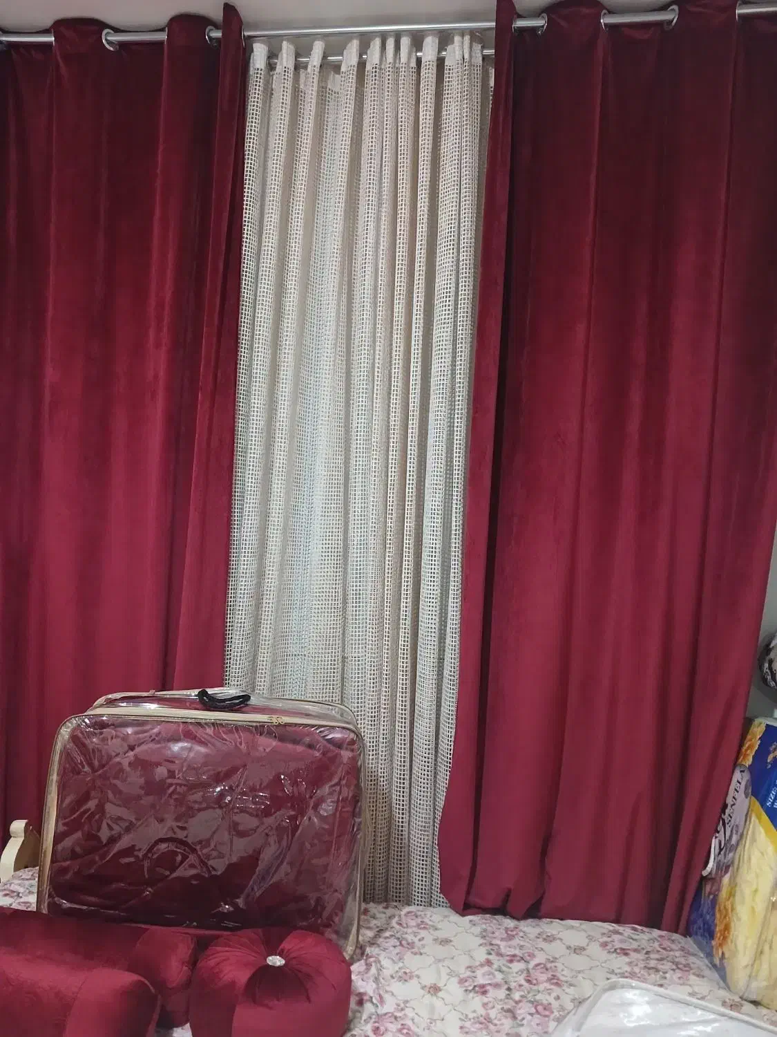 پرده، والان، روتختی، سرویس حوله تن پوش و چمدان|سرویس روتختی|قرچک, زیبا شهر|دیوار