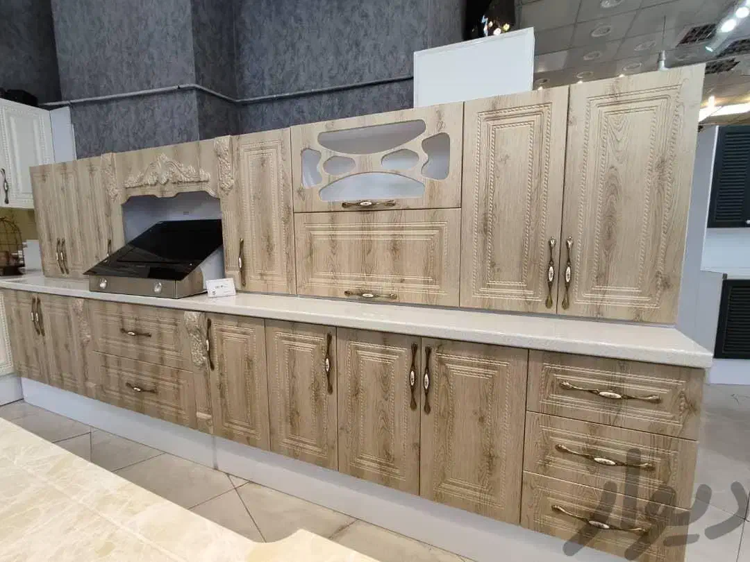 کابینت هشت تیکه ده متری روکش کره ای اصل325|مصالح و تجهیزات ساختمان|خرم‌آباد, |دیوار