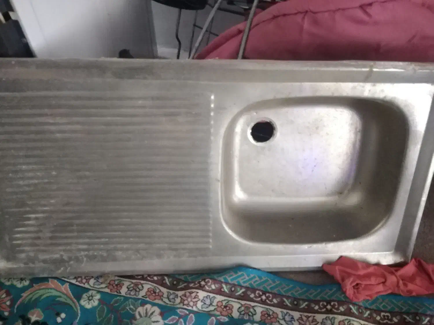 سینک|آب‌چکان و نظم‌دهنده ظروف|بندر انزلی, مصلی|دیوار