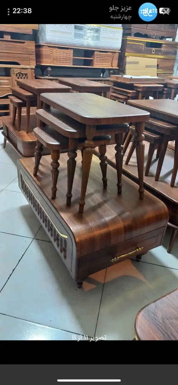 میز وسط و عسلی|مبلمان خانگی و میز عسلی|ساری, |دیوار