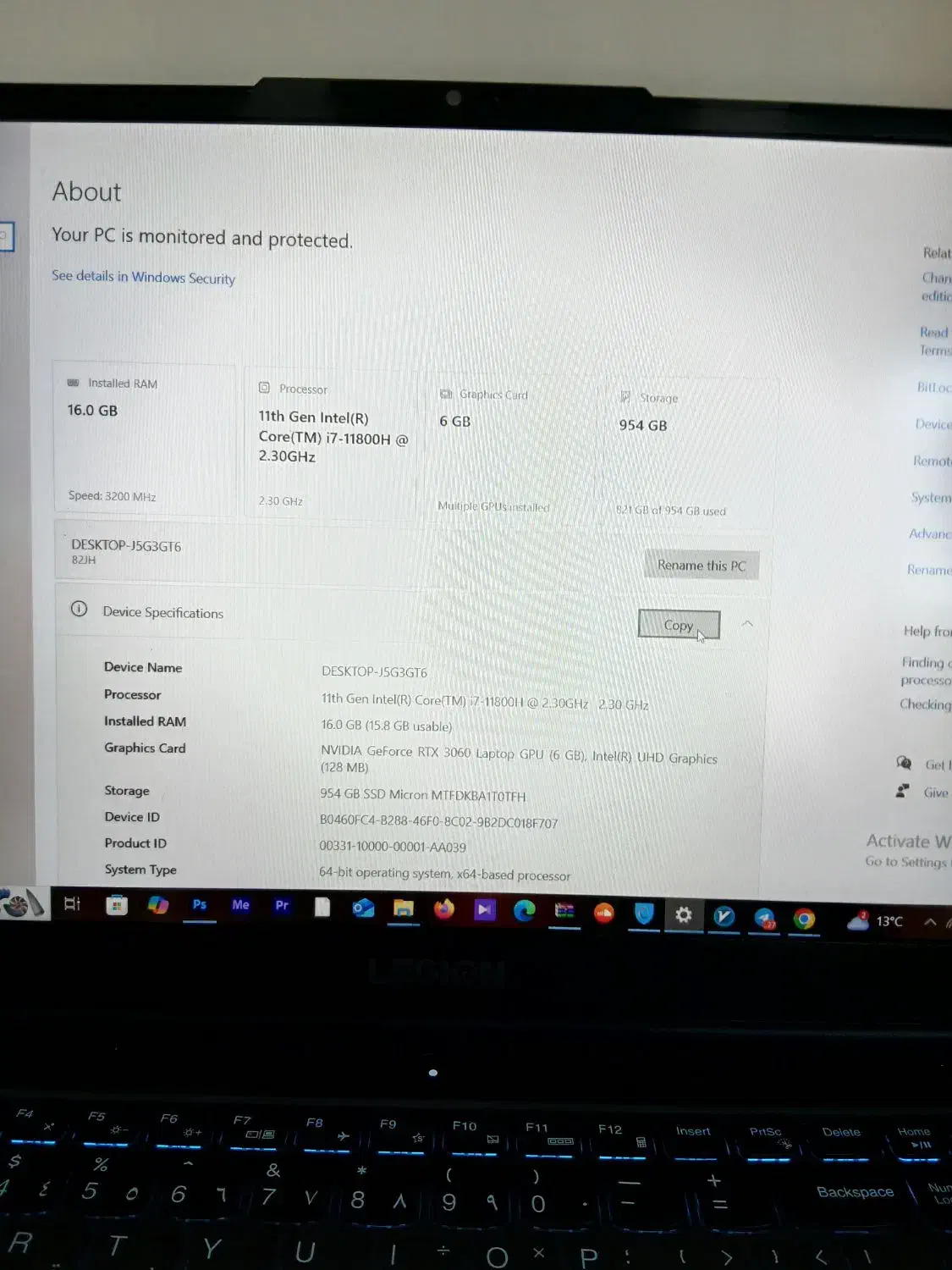 لپ تاپ legion 5 lenovo|رایانه همراه|تهران, افسریه شمالی|دیوار